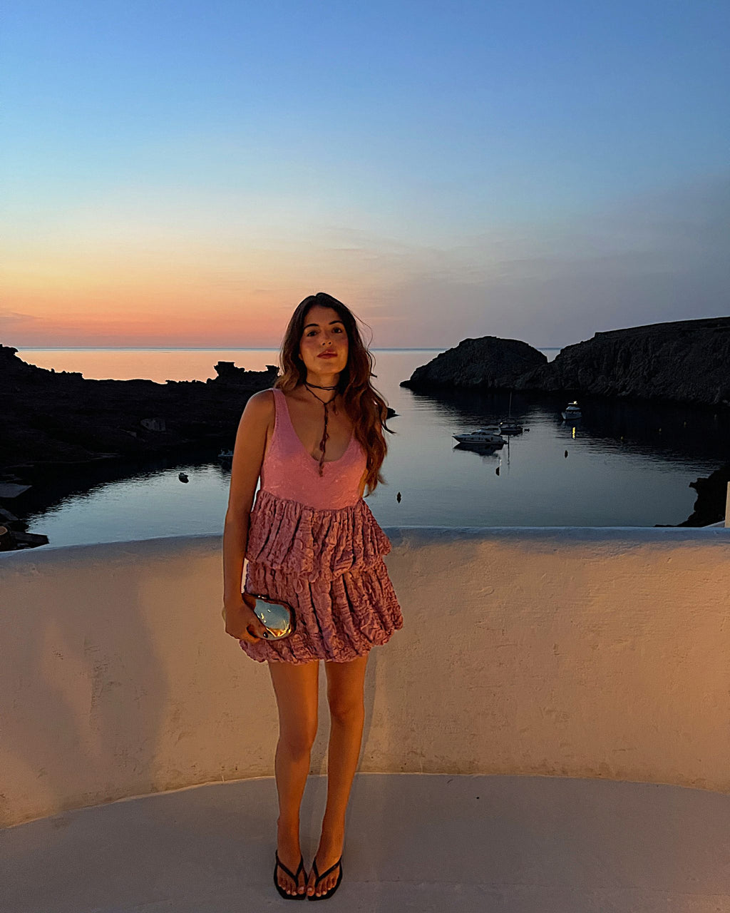 Love Affair Mini Dress In Rose