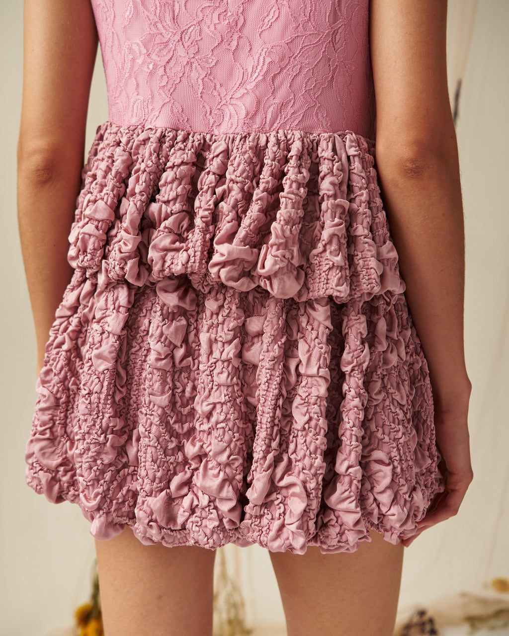 Love Affair Mini Dress In Rose